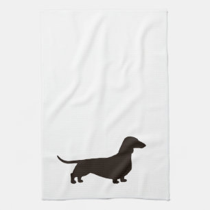 Paño De Cocina Perro Doxie Dachsie de la salchicha de Frankfurt
