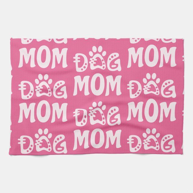 Paño De Cocina Perro Mamá (Horizontal)