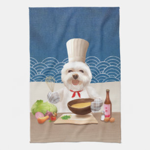 Paño De Cocina Perro pequeño chef