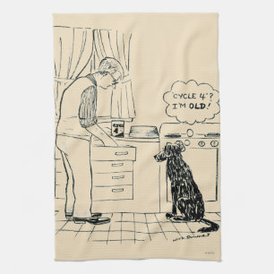 Paño De Cocina Perro que consigue más viejo