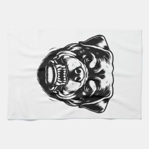Paño De Cocina Perro Rottweiler