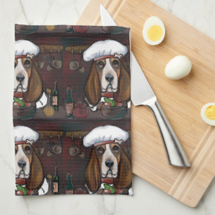 Paño De Cocina PERRO SABUESO Basset Hound
