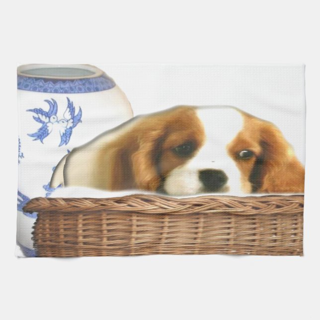 Paño De Cocina Perros de Cachorro (Horizontal)