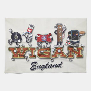 Paño De Cocina Personajes de dibujos animados de Wigan