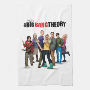 Paño De Cocina Personajes de la Teoría del Big Bang