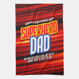 Paño De Cocina Personaliza a SuperHero Dad