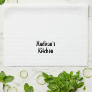 Paño De Cocina Personaliza el nombre personalizado de la tienda d