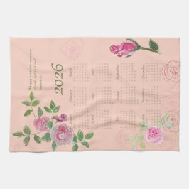 Paño De Cocina Personaliza el texto del año JW con calendario