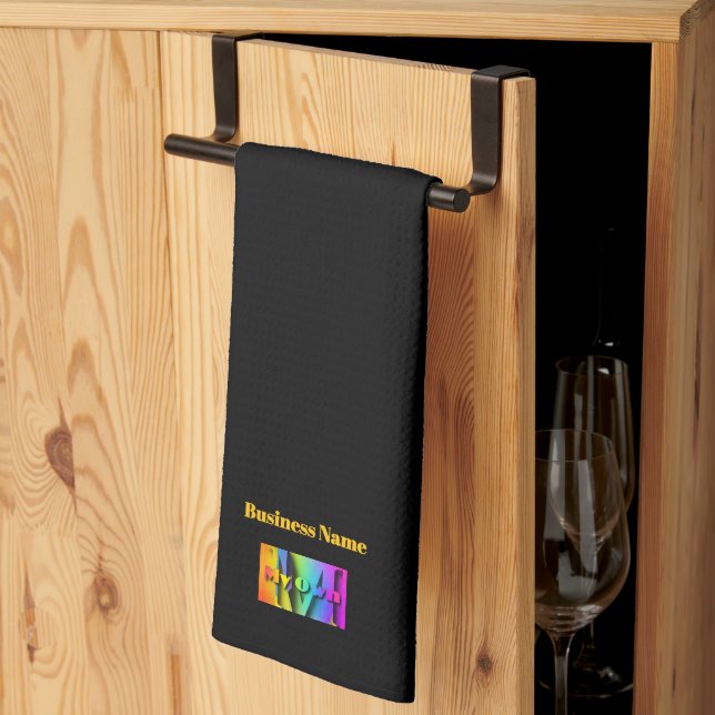 Paño De Cocina Personaliza mi propia cafetería cafetería de café  (Pliegue de tercios)