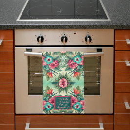 Paño De Cocina Personalizable Brillante Tropical