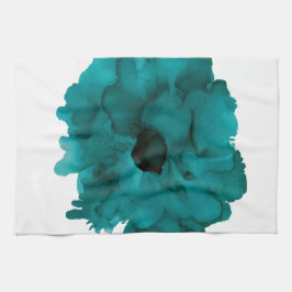 Paño De Cocina Personalizable! Carnación verde azulada-flor grand