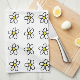 Paño De Cocina Personalizable Daisies