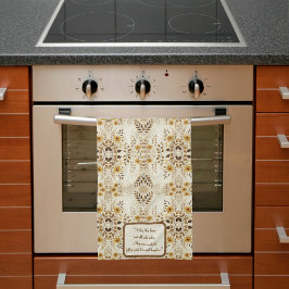 Paño De Cocina Personalizable floral de Farmhouse