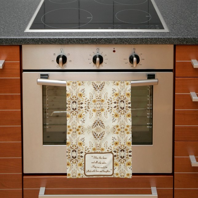 Paño De Cocina Personalizable floral de Farmhouse (Subido por el creador)