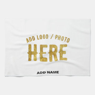 PAÑO DE COCINA PERSONALIZABLE MODERNO ESTILO BLANCO VERIFICADO MA