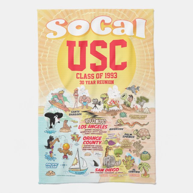 Paño De Cocina Personalizable SoCal (Vertical)