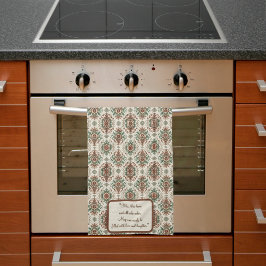 Paño De Cocina Personalizable tradicional Rústico Claro