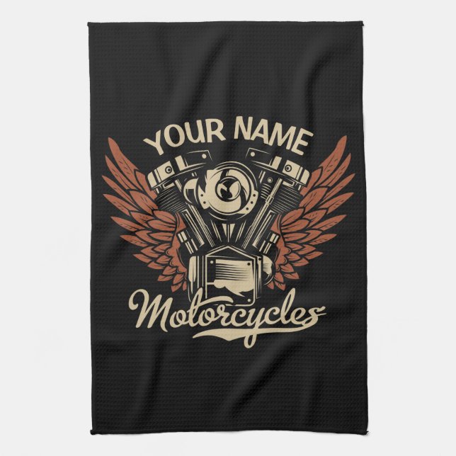 Paño De Cocina Personalización de motocicletas motocicletas Autom (Vertical)