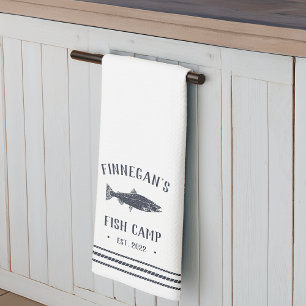 Paño De Cocina Personalización del campamento naval y de pesca ru
