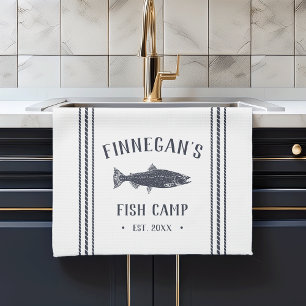Paño De Cocina Personalización del campamento naval y de pesca ru