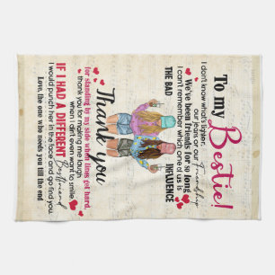Paño De Cocina Personalizado A Mi Bestie Blanket