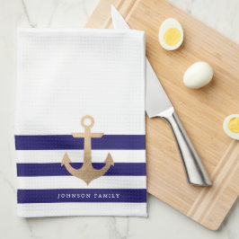 Paño De Cocina Personalizado | Anclaje náutico