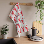 Paño De Cocina Personalizado anual de hierba de pescado y marisco<br><div class="desc">Está aquí otra vez. El evento anual de fiesta de verano que planeas para que toda la familia cuelgue, coma y beba. Conmemorar este año con un diseño de familia que coincida para hacer que la foto parezca perfecta y mantener la memoria viva durante años. Agregue los detalles de su...</div>