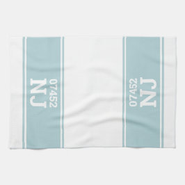 Paño De Cocina Personalizado Código postal y regalo de limpieza d