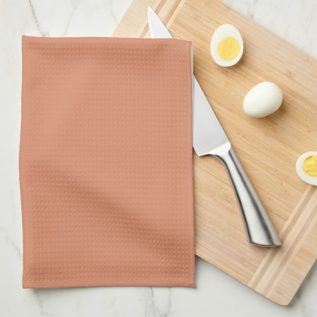 Paño De Cocina Personalizado de cobre pálido Kitchen Dish Coincid (Doblado Cuarto)