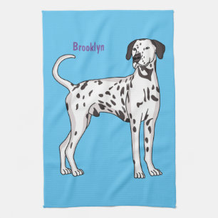 Paño De Cocina Personalizado de perro dalmatiano