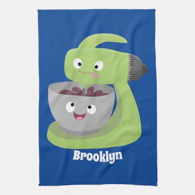 Paño De Cocina Personalizado de utensilios de cocina para mezclad (Vertical)