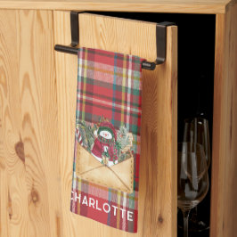 Paño De Cocina Personalizado de vacaciones de Navidades de guión