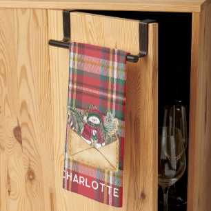 Paño De Cocina Personalizado de vacaciones de Navidades de guión 