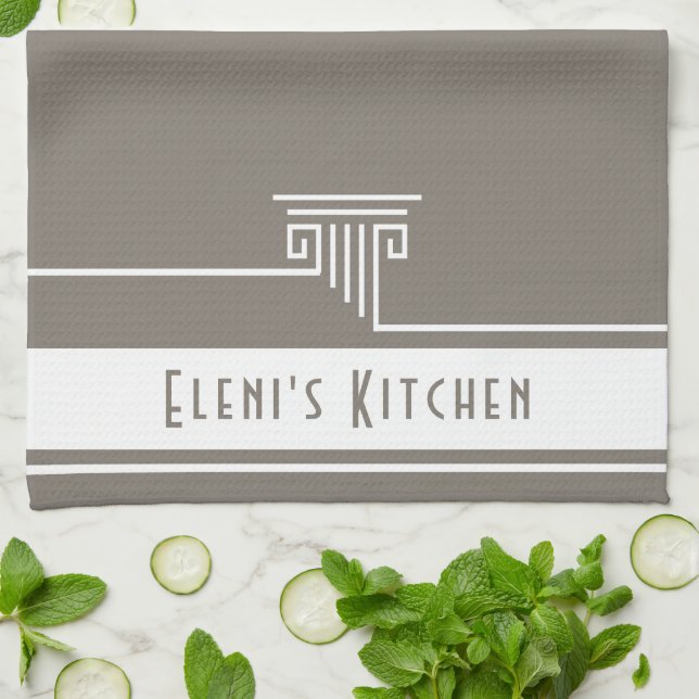 Paño De Cocina Personalizado elegante (Doblado)