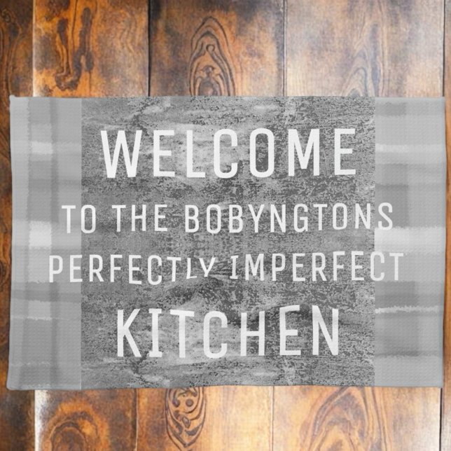 Paño De Cocina Personalizado gris amante de la cocina divertido d (Subido por el creador)