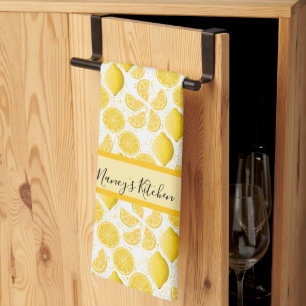 Paño De Cocina Personalizado Lemon Citrus