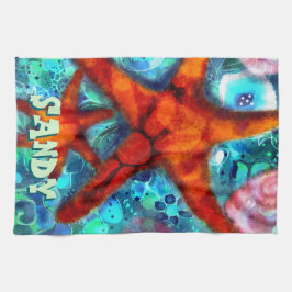 Paño De Cocina Personalizado Starfish Seasheles Beach