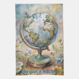 Paño De Cocina Personalizado Viajes al Mundo