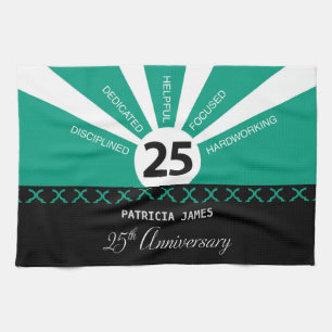 Paño De Cocina Personalizar, 25º Aniversario del Empleado