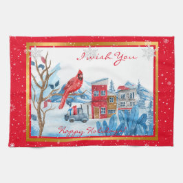 Paño De Cocina Personalizar Cardinal Y Paisajista