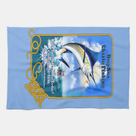 Paño De Cocina Personalizar Ocean Sports Fishing Charter Busine