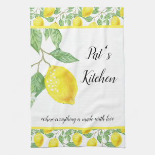 Paño De Cocina Personalizar patrón de limón