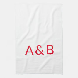 Paño De Cocina Personalizar, personalizar alfabeto monograma inic