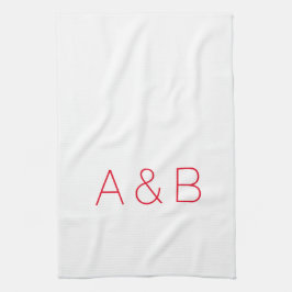 Paño De Cocina Personalizar, personalizar alfabeto monograma inic