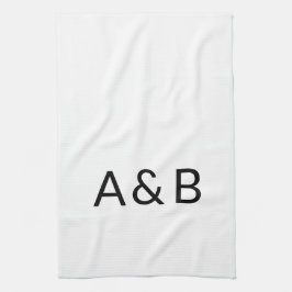 Paño De Cocina Personalizar, personalizar alfabeto monograma inic