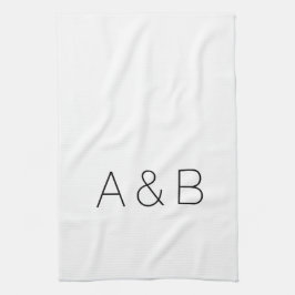 Paño De Cocina Personalizar, personalizar alfabeto monograma inic