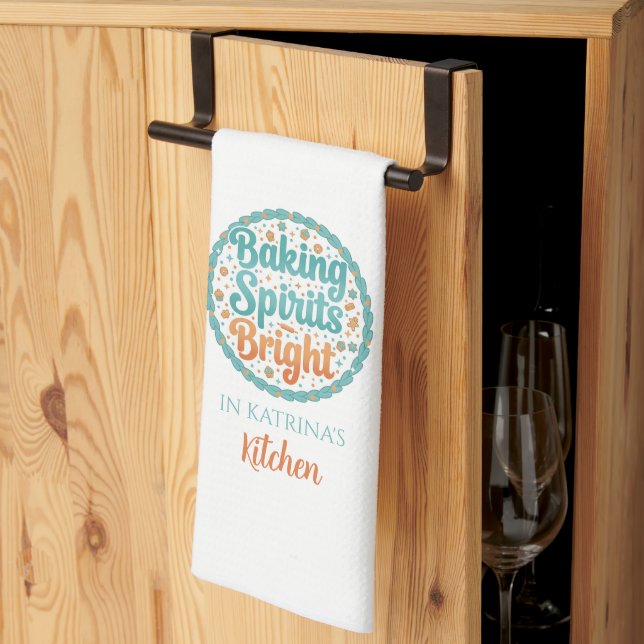 Paño De Cocina Personalized Christmas Kitchen Towels (Pliegue de tercios)