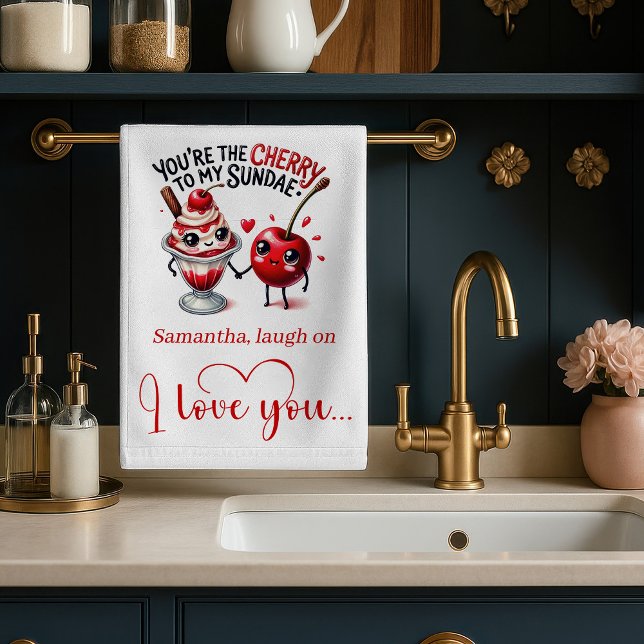 Paño De Cocina Personalized Gift for Wife Funny Food Towel (Personalized Gift for Wife Funny Food Towel)