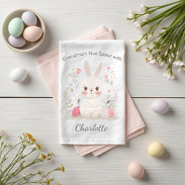Paño De Cocina Personalized Grandma’s First Easter Kitchen Towel