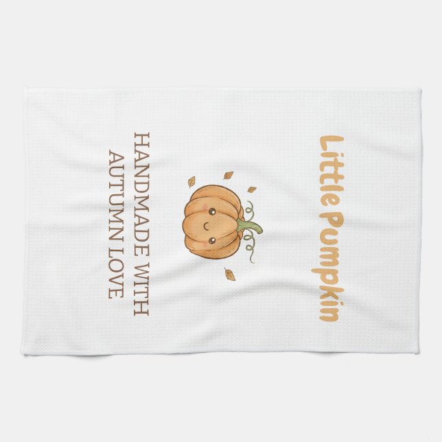 Paño De Cocina Personalized Little Pumpkin Baby Blanket (Horizontal)